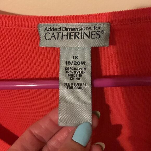 Catherine’s Knit Top Zip Front Embellished - Picture 4 of 7